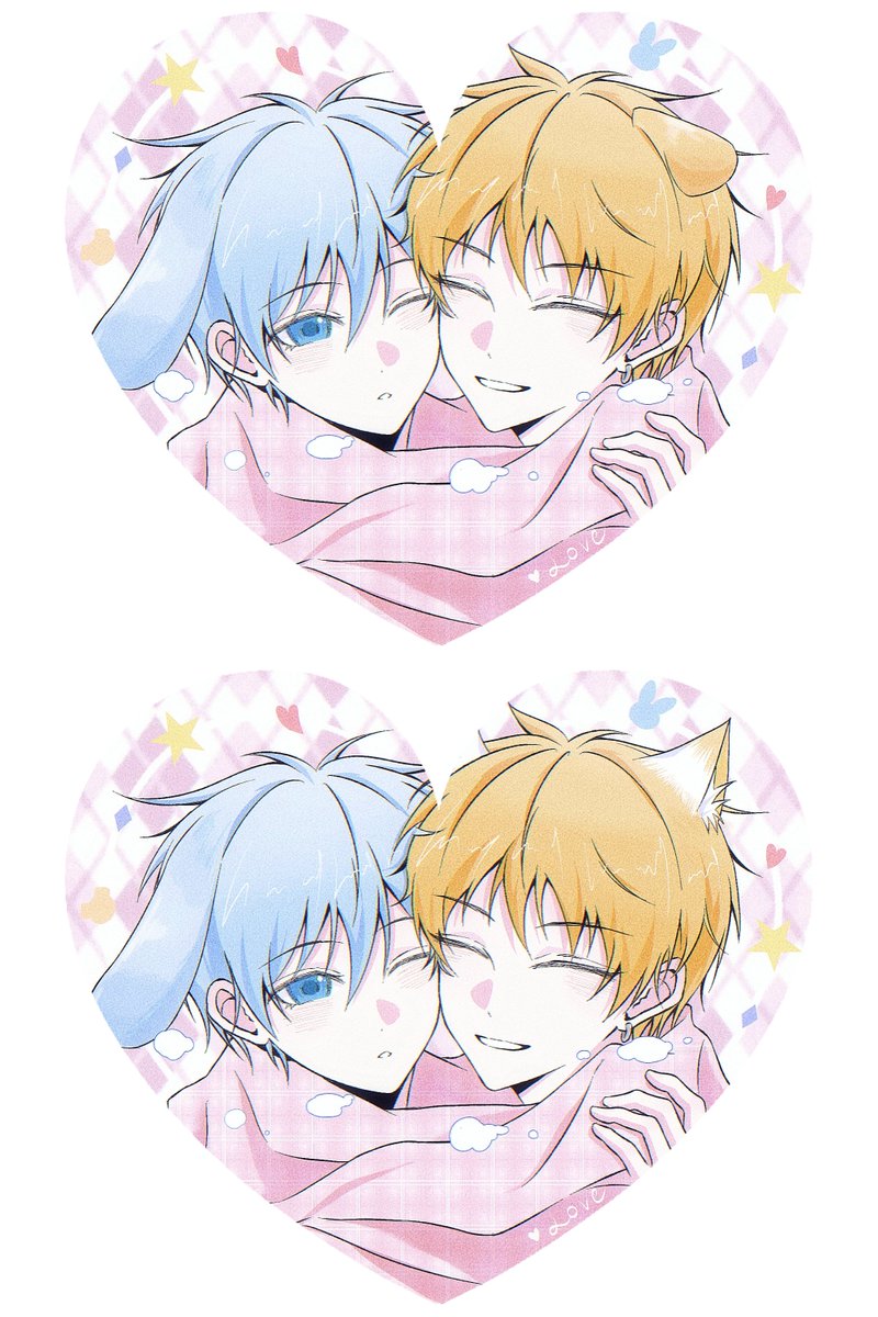 SiSui44's tweet photo. 黄黒💛🩵是狗兔还是狐兔呢＾ https://t.co/ocS5BcbZdh