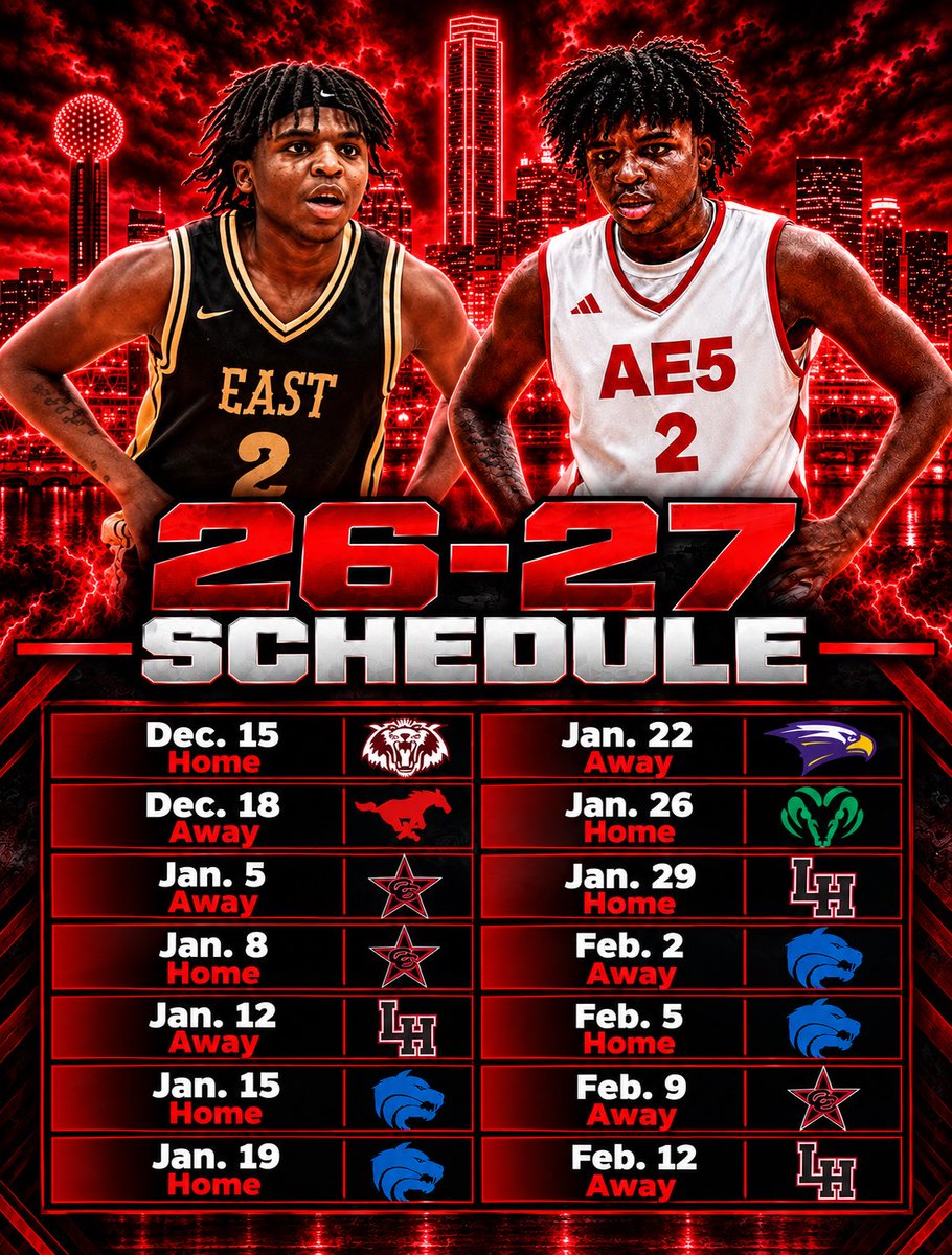 FlashElite2's tweet photo. Alijah’s official schedule with @PlanoEastHoops 👀 @AlijahPlummer https://t.co/ejyqTY8mv7