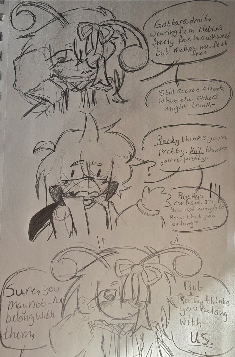 1tsCarnag3's tweet photo. Sense Of Belonging // short Tecki and Rocky interaction from KGFK but can also be used for Funhouse
#funhouseoc #funhouse https://t.co/XN6ltRs5Qn
