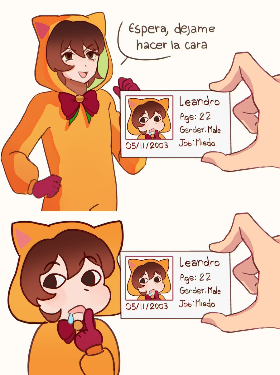 Leare013's tweet photo. Fui con cerquillo a tomarme la foto del dni, ahora parece que tengo una rata en la cabeza :D https://t.co/Iptar1UlB3