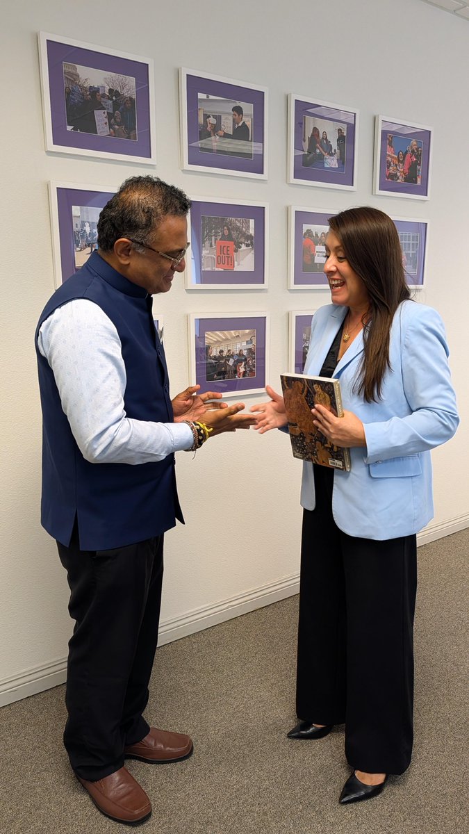 CGILosAngeles's tweet photo. CG @drkjsrini met Hon’ble Congresswoman Luz Rivas for a formal interaction around strengthening engagement between #India and #SoCal through #academic, #technology, #community partnerships, and stronger engagement with the #IndianAmericancommunity in #SoCal.

@MEAIndia @IndianEmbassyUS @IndianDiplomacy @AmbVMKwatra @RepLuzRivas

#IndiaUS #IndiaInUSA #IndiaUSPartnership #LosAngeles #ScienceAndTechnology #Innovation #CleanEnergy #IndianDiaspora