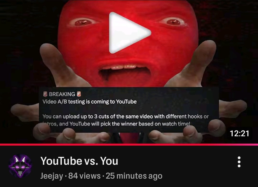 SMariohero's tweet photo. Everyone check out @Jeejay_Tweets's video about YouTube!
Cuz I feel like YouTube has forgotten on what made YouTube special in the first place....

https://t.co/T3YTWg8DMR https://t.co/sRL1QOShzj