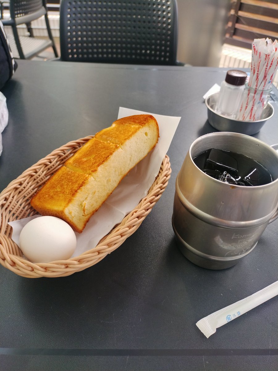 Level5Lastorder's tweet photo. ひっさしぶりのコメダのモーニング https://t.co/9RvhjXnX7N