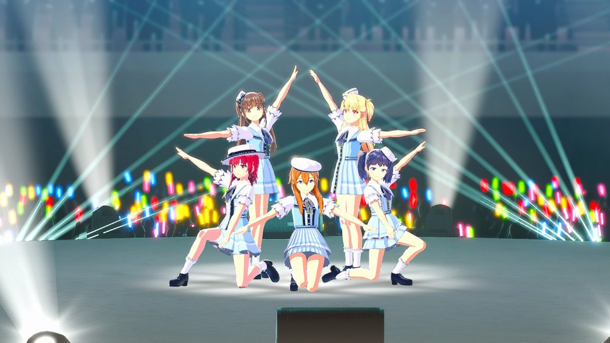 Long_ShinePs's tweet photo. 2曲目：Be Your Light‼︎
衣装は違いますが、彼女たちの集大成ですからアニメのラストライブのOn Your Mark‼︎の衣装とさせていただきました。
BSFの時の記憶が蘇り、自宅で一人ペンライトを振っていました。
輝きになってしまったな...君たちも

＃シャインポスト https://t.co/Dmda5a0MGn