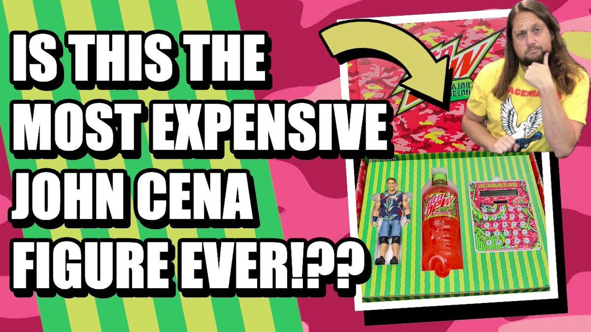 sirpaul64's tweet photo. Is This The Most Expensive John Cena Figure EVER!?? https://t.co/mxdv6gYInF #wwe #johncena #mountaindew #mattel #wrestling https://t.co/YHUi8gXlJC