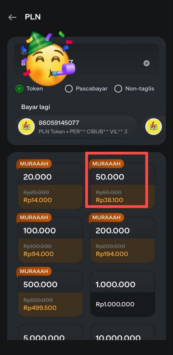 GrasfariHaris's tweet photo. Pas token hampir habis biasanya langsung panik. Tapi hari ini malah senyum karena ada promo PLN di GoPay 😂 #DISKONPLNDIGOPAY https://t.co/tWUYwfwpaW