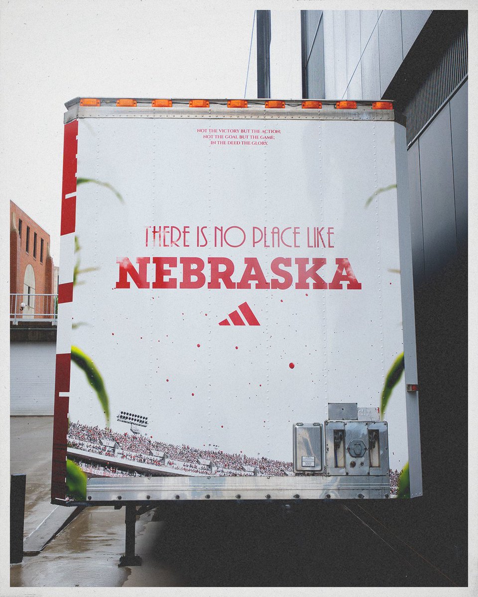 HuskerFootball's tweet photo. East Lansing bound 🛣️ https://t.co/5bmxEyIFLA