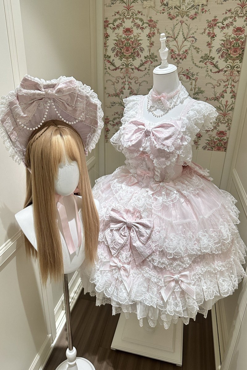 Belchic7's tweet photo. 🎀🩷絵本のお姫様になれちゃうレースドレス🩷🎀 https://t.co/zWFP1InQj0