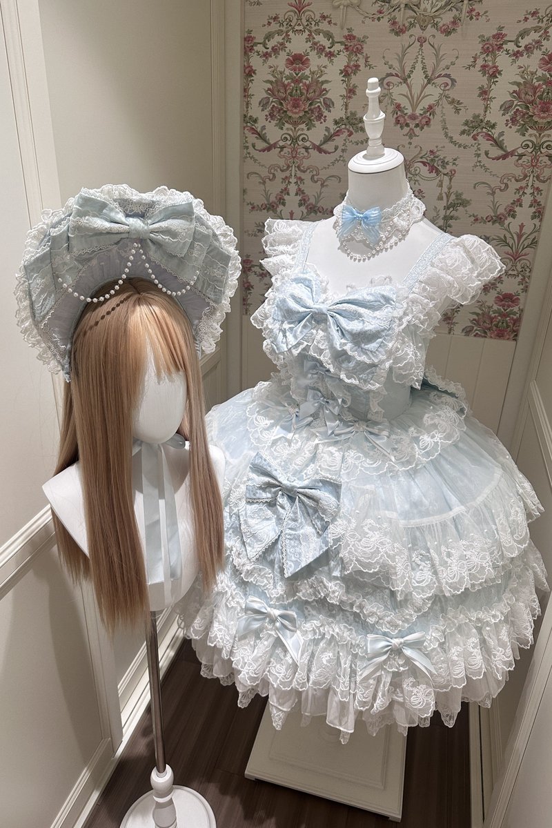 Belchic7's tweet photo. 🎀🩷絵本のお姫様になれちゃうレースドレス🩷🎀 https://t.co/zWFP1InQj0