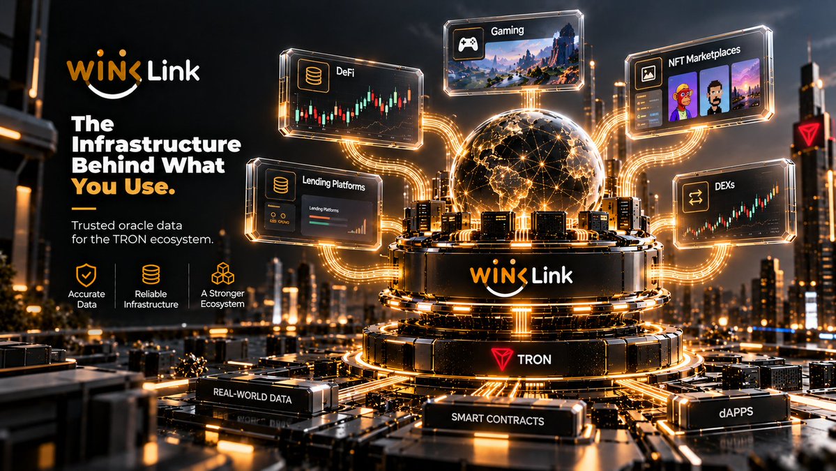 rahozel's tweet photo. It's easy to celebrate the applications we can see.
The decentralized exchanges.
The lending platforms.
The blockchain games.
The NFT marketplaces.

But behind many of those innovations are technologies working quietly in the background.
Oracle networks are among the most important.

By supplying accurate external information, they allow smart contracts to respond to changing real-world conditions without sacrificing the transparency that makes blockchain valuable.

WINkLink plays this role within the TRON ecosystem, helping decentralized applications operate with greater confidence and precision.

The best infrastructure isn't always visible.
But without it, many of the applications we enjoy today simply wouldn't exist.

That's why infrastructure deserves just as much appreciation as the products built on top of it.

@justinsuntron
@WinkLink_Oracle
#TronEcoStar