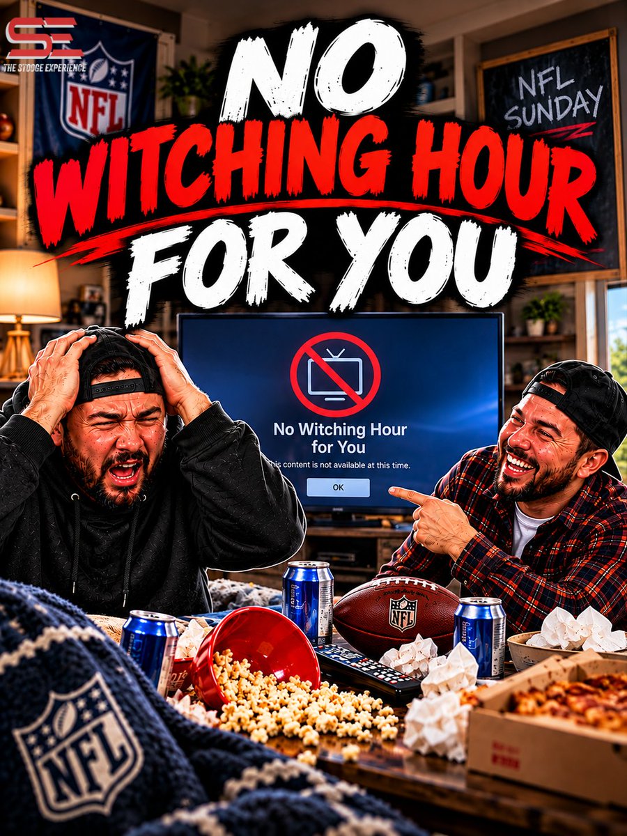 TheStoogeExp's tweet photo. 🚨 NO WITCHING HOUR FOR YOU 🚨

Nick’s TV DENIED him the NFL morning slate 💀

The boys recap CFB: IT WAS ALWAYS OLE MISS. Nick gets on his USC high horse over the same old issues &amp; puts on the Tin Hat for the Helen Keller rookie cards…

He ain’t buying it. 🧐🏈 https://t.co/1yeFsA3Oy9