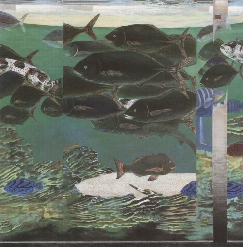 Ovmw5pFBDD27509's tweet photo. Fish tank 620.0x1620.0cm 1987 HIROKO OHNO #artcollector #artcollection #Galaxy https://t.co/y6hKhNMDAQ