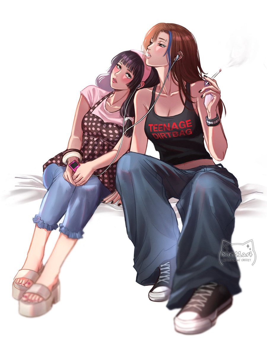Eiri11art's tweet photo. Circa 2006
#shokohime #utahime #shoko #jjk https://t.co/AXSELihoEM