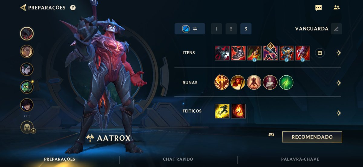 givasms's tweet photo. @nonamewr2 To usando essa pro aatrox mas ainda preciso testar mais, mas faz o teste ai depois veja o que tu acha https://t.co/5jRAtwUpqQ