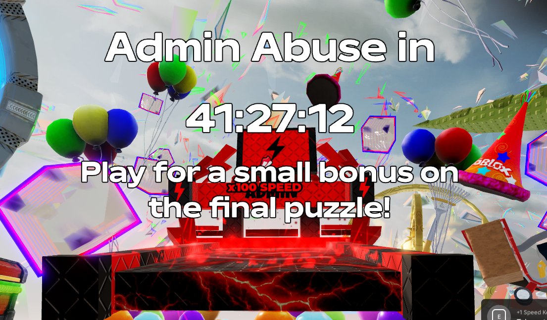4Lulzy's tweet photo. The treadmill text has been changed to "Play for a small bonus on the final puzzle!" rather than unlocking it early. https://t.co/N1EMCCEkW7