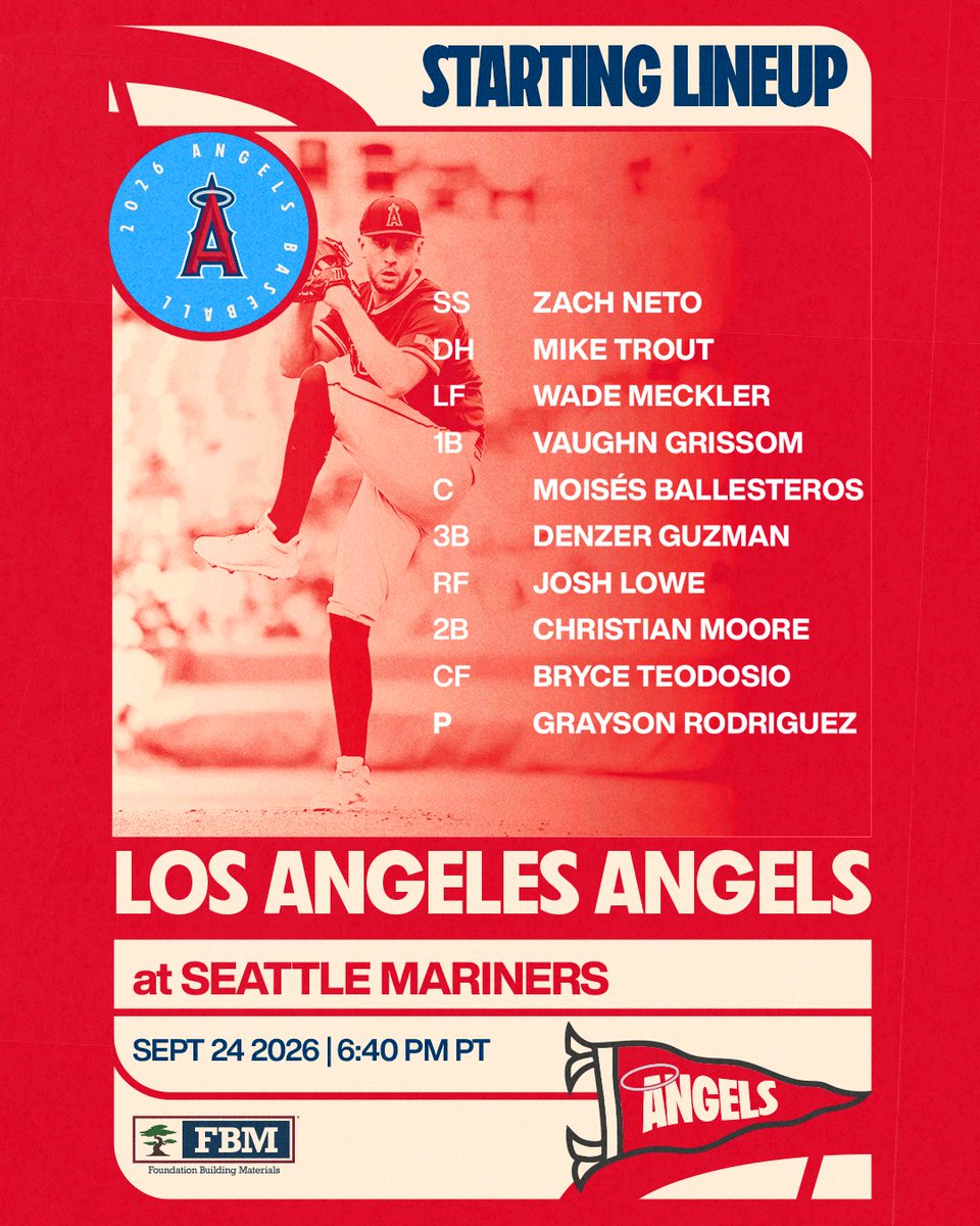 Angels's tweet photo. Our final series starts tonight 🌃

📺: @WatchABTV
📻: @AngelsRadioKLAA, AM830 app [Spanish]

#RepTheHalo x @FBMSupply https://t.co/yjfscri4zs