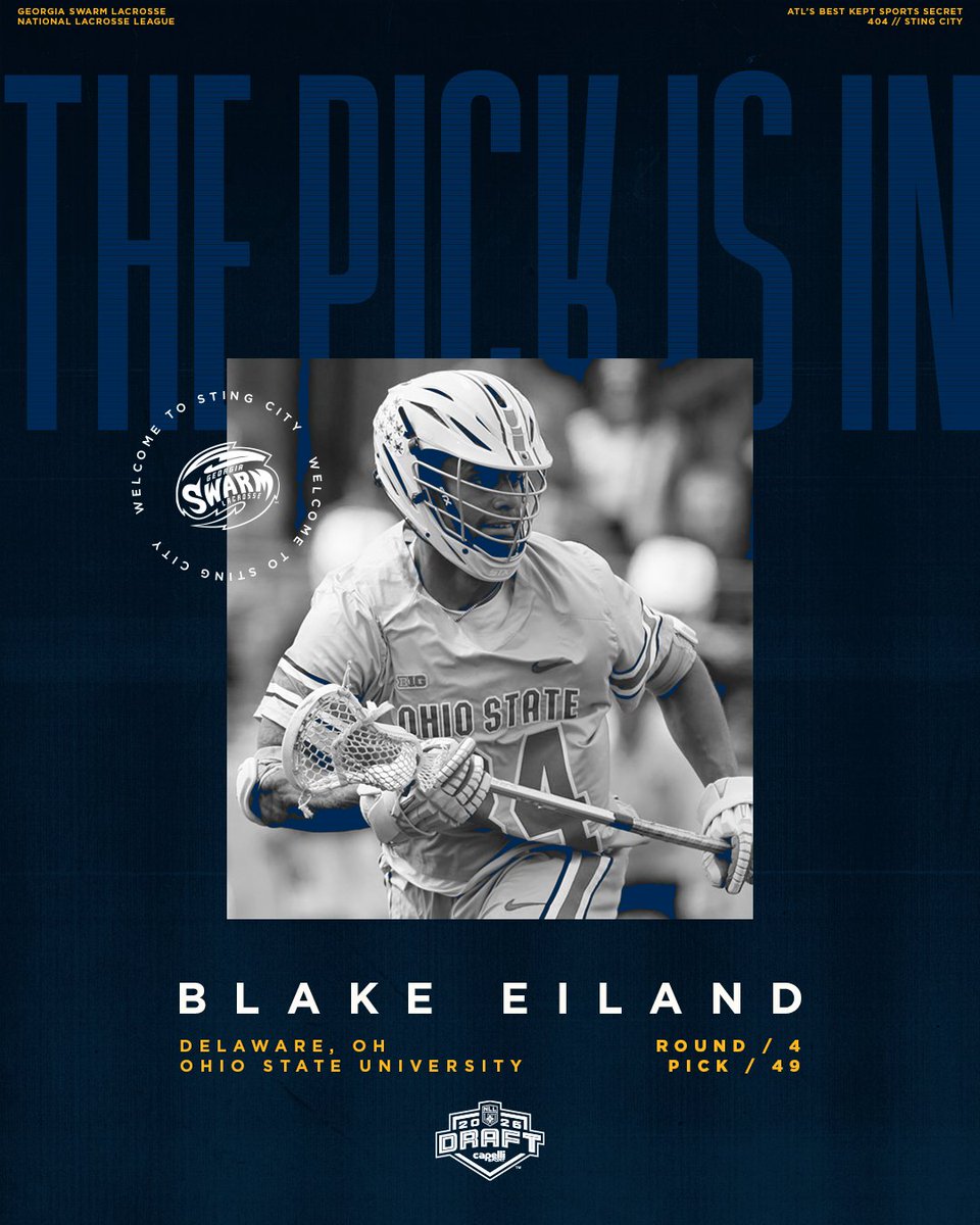 GeorgiaSwarmLAX's tweet photo. 📍Blake Eliand 🏝️

Rd 4. Pick 48 https://t.co/xxBdPkfV9X