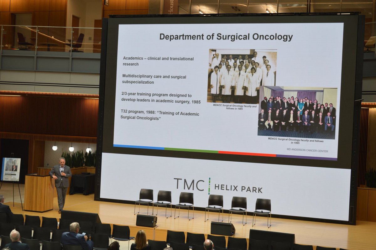 ppisters's tweet photo. The International Symposium on Global Oncology brought together colleagues to celebrate @CharlesBalchMD's remarkable career. Grateful for his leadership, mentorship and lasting contributions to surgical oncology and cancer care at @UTMDAnderson and beyond. #EndCancer https://t.co/DVycxiHjb2