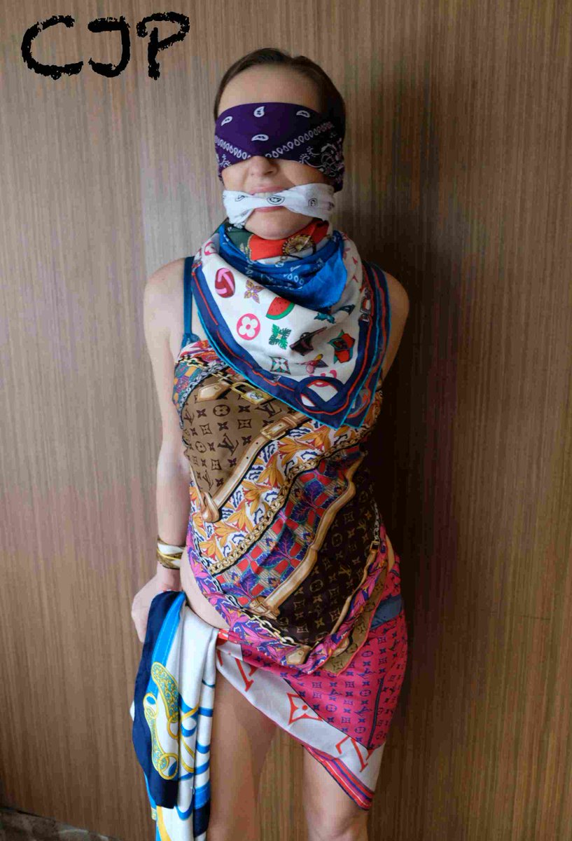 cjptog's tweet photo. Scarf Woman series now available in the Tip Jar. She thought she could get away with but she ended up tied, gagged, and blindfolded. #scarves #bondage #tied #blindfold #gagged

https://t.co/Y572i4CTpu https://t.co/r8yWOcYz49