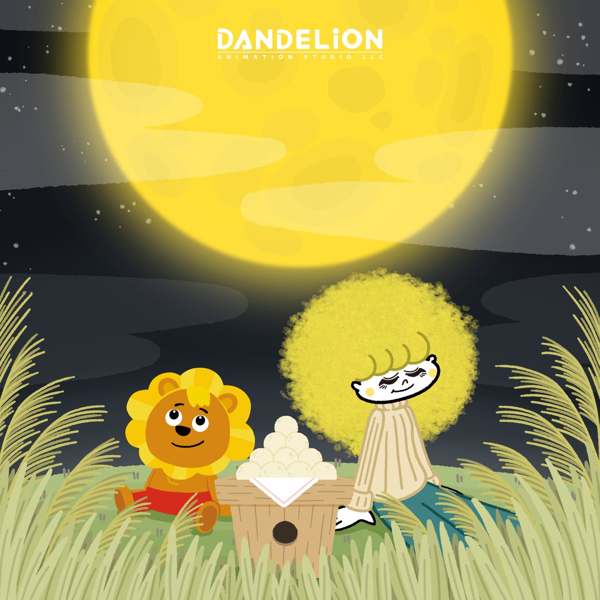 LIONKIDS_DLAS's tweet photo. みんな知ってる？今日は「中秋の名月」なんだって。
みんなのところのお天気はどうかな？
台風とか大雨とかが続いて大変だけど、今夜は晴れてキレイな月が見れるといいね。

#ライオンキッズ 
#ゆるいイラスト 
#ゆるい絵 
#動物イラスト
#中秋の名月 https://t.co/DU5rKl7bwM