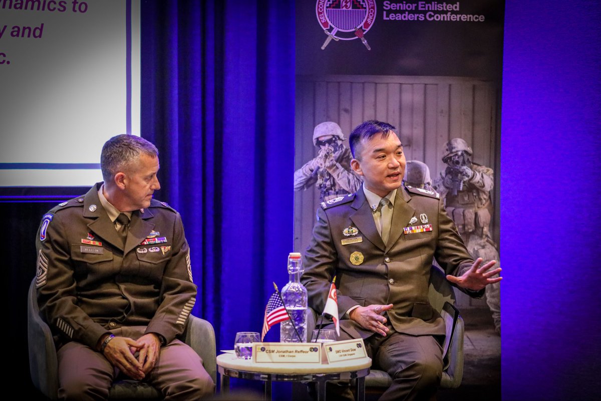 USARPAC's tweet photo. The forum may be over, but the work is just getting started. 🤝

At IPAMS, Senior Enlisted Leaders from across the Pacific tackled a big question: How do we get better at working together?

#IPAMS #FreeAndOpenIndoPacific #StrongerTogether https://t.co/Psd7CKaYy6