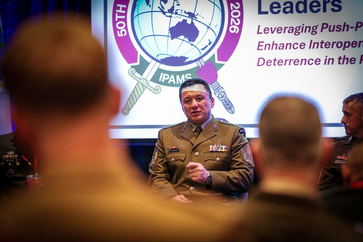 USARPAC's tweet photo. The forum may be over, but the work is just getting started. 🤝

At IPAMS, Senior Enlisted Leaders from across the Pacific tackled a big question: How do we get better at working together?

#IPAMS #FreeAndOpenIndoPacific #StrongerTogether https://t.co/Psd7CKaYy6