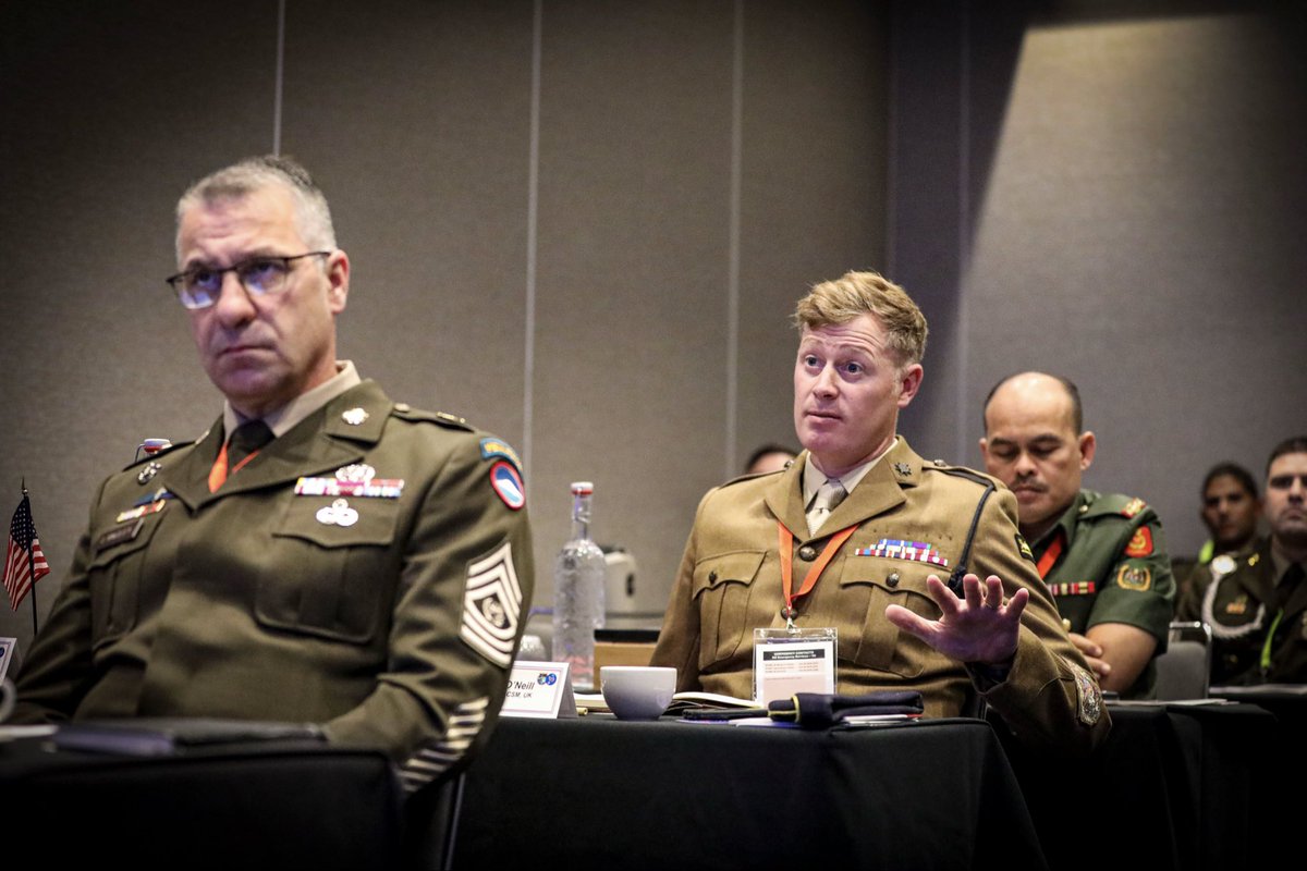 USARPAC's tweet photo. After discussing NCO development, partner support and interoperability, leaders broke into small groups to develop actions for the year ahead, leading into the Indo-Pacific Armies Chiefs Conference in Singapore.

#IPAMS #FreeAndOpenIndoPacific #StrongerTogether https://t.co/wSEmAMVOxN