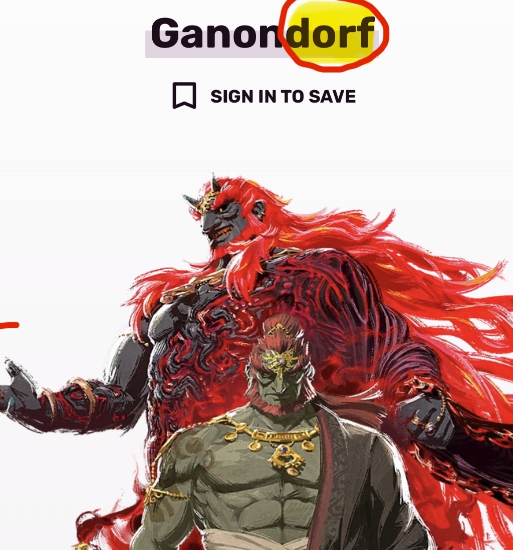 Nintendo0nline's tweet photo. the name for his human form 😭💀 https://t.co/Rr2GZ1xATL