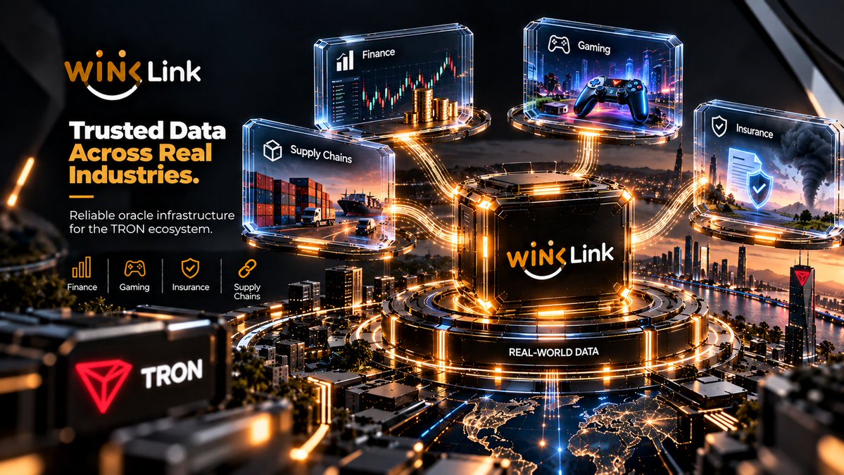 rahozel's tweet photo. Blockchain technology continues expanding into industries that require timely and reliable information.
Finance depends on accurate market prices.

Gaming depends on fair and verifiable outcomes.
Insurance may rely on real-world events.
Supply chains benefit from trusted data at every stage.

Each of these use cases highlights the importance of oracle networks.

WINkLink helps connect TRON-based applications to the external information they need, making it possible for smart contracts to support increasingly practical and sophisticated solutions.

As blockchain adoption continues growing, reliable data will remain one of the most valuable resources developers can access.

Innovation begins with ideas.
Successful innovation depends on trusted information.

@justinsuntron
@WinkLink_Oracle
#TronEcoStar