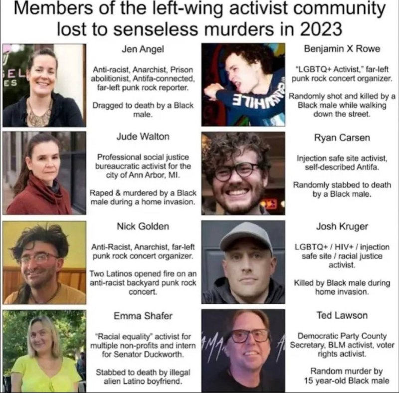 UltraDane's tweet photo. All ex-members of the BLM movement no longer with us. https://t.co/7Kvyjm44uK