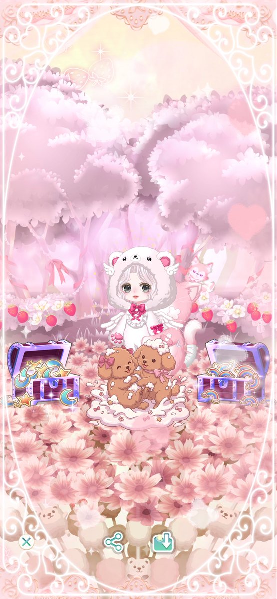 Jyokimi's tweet photo. 🎉🎉🎉5周年㊗️🎉🎉🎉

#5周年   #PINK  #ペアリウム
#着せ替えゲーム https://t.co/uaXKn4qi1Z
