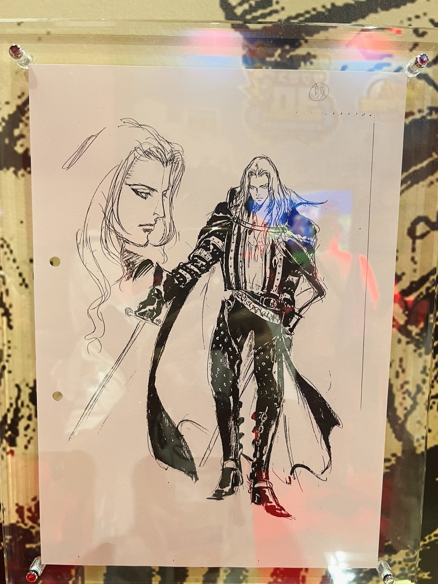 Genki_JPN's tweet photo. Castlevania OG design art at TGS! https://t.co/jxkiTbdkfo