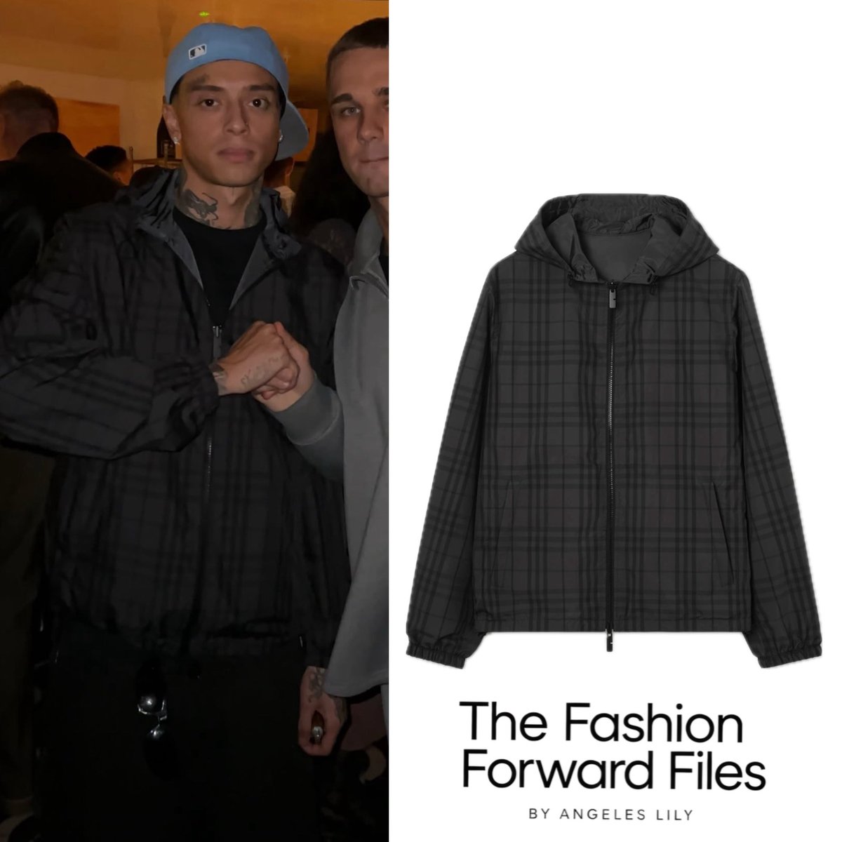 FashFwrdFiles's tweet photo. Central Cee wears a Burberry Reversible Check Newport Hooded Jacket in Iron Grey / Charcoal
#CentralCee #Burberry #Cench #UKDrill #Synaworld #Streetwear #CelebrityStyle #UKRap #Drip #BurberryCheck #FashionArchive #Menstyle #CentralCeeStyle #CentralCeeOutfit #UKStreetwear https://t.co/9yGRUhhles