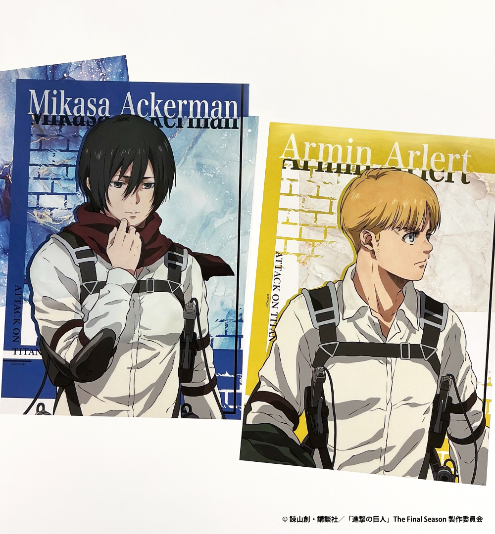 sr_gym's tweet photo. A3サイズで存在感のあるBIGクリアポスター🤗
背景が透明になっているので、かわいい模様の紙と組み合わせても素敵です💞
▼オンラインショップはこちら
https://t.co/kg0qnhkpKi
＃進撃の巨人 ＃shingeki https://t.co/eZg5jMFKK2