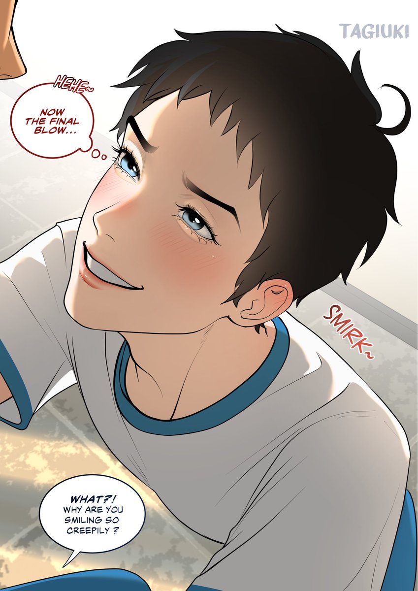 tagiuki's tweet photo. HIGH SCHOOL AU 💕
Name: my dearest evil 
On webtoon , lemoon. io and tapas 🥰✨
#webtoon #bl https://t.co/JjmtTDCJge
