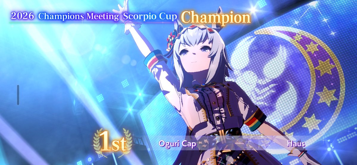 DocDeUmas's tweet photo. La lleve Pace y no Closer cono los tryhard sudorosos, aún tengo dignidad? #umamusume #CM19 #ChampionsMeeting https://t.co/HPsfsdKXoQ