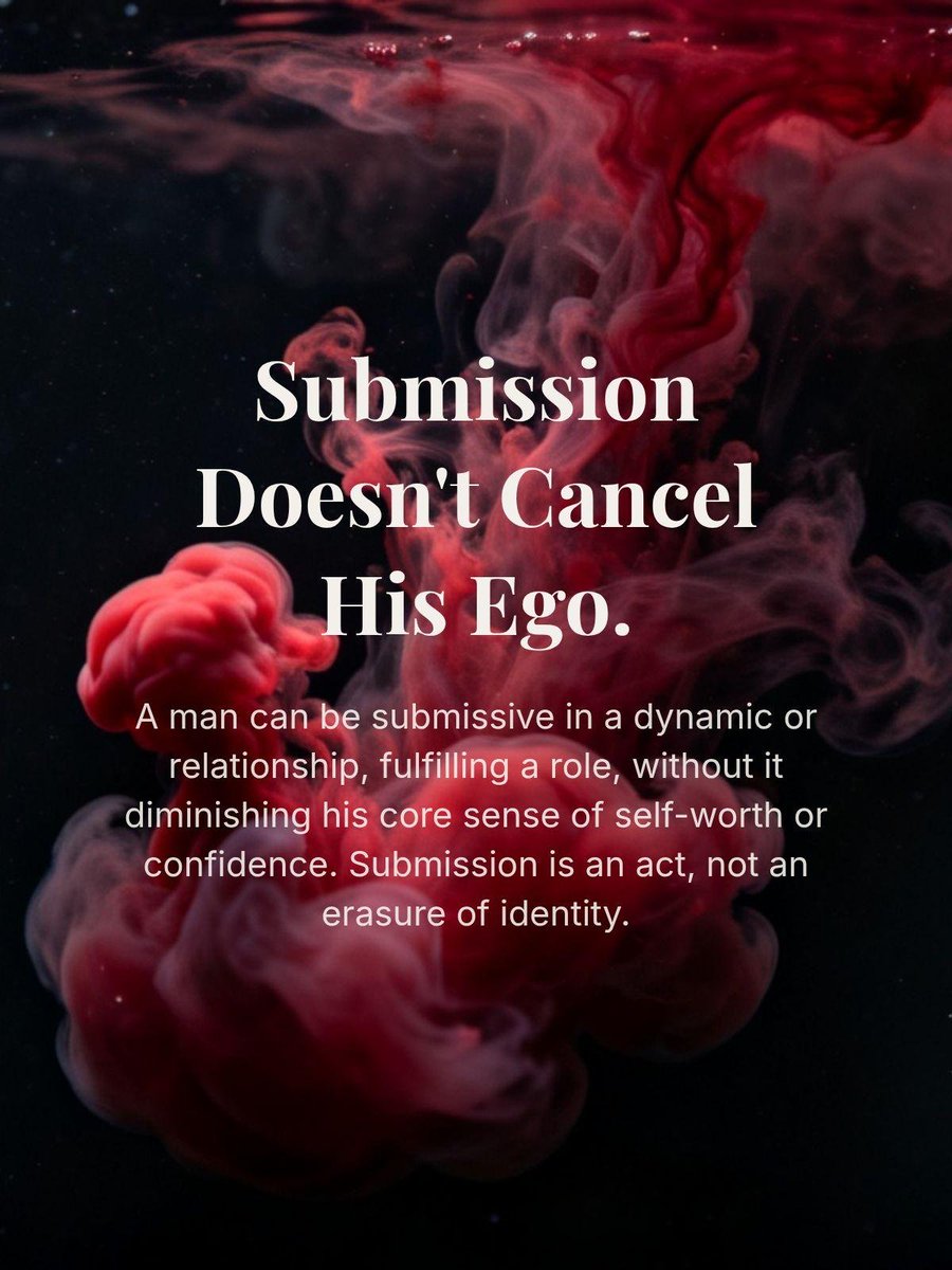 HouseSurrender's tweet photo. Silent Power Beats Ego

#submissivemen https://t.co/yPW9qV3Z7O