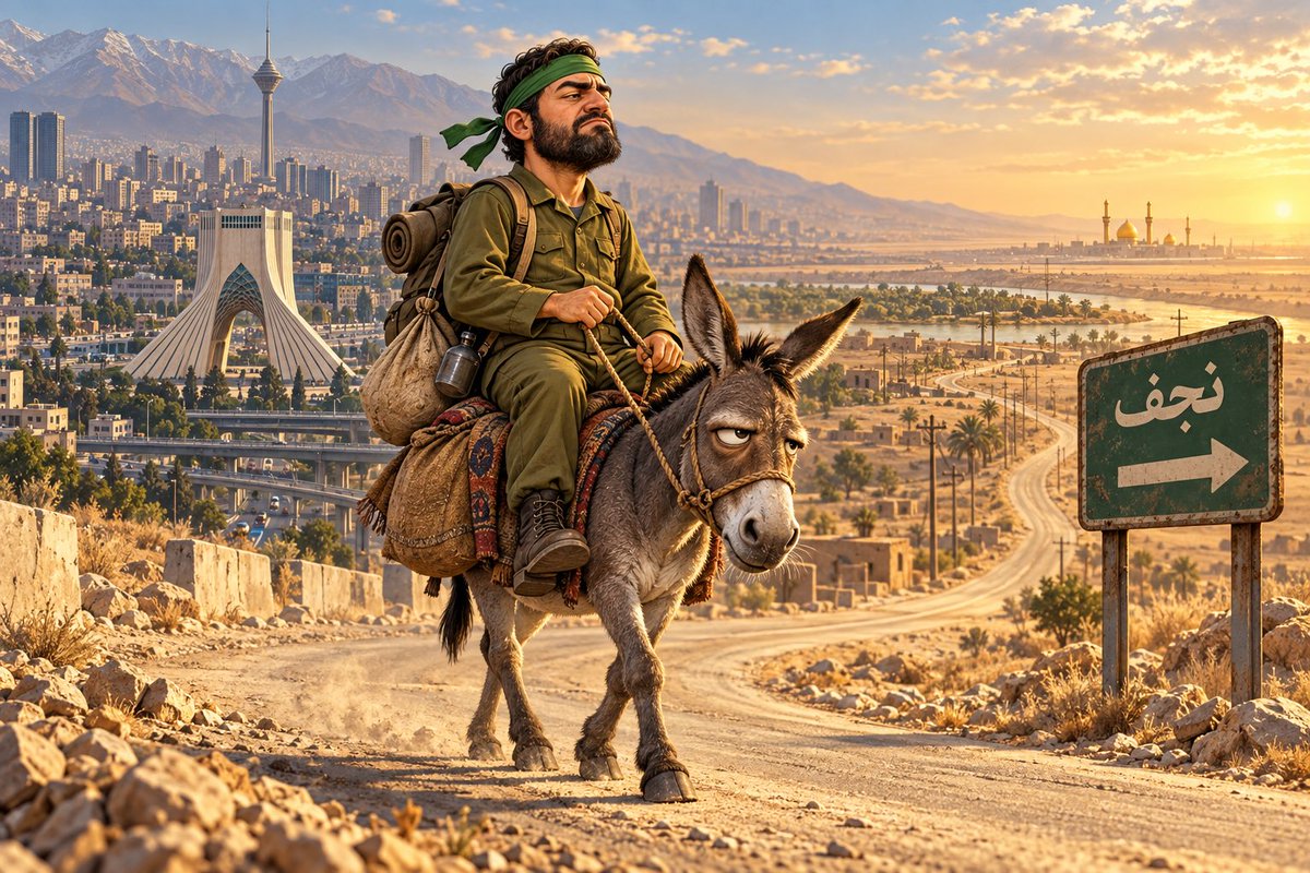 F7_Arash's tweet photo. حتی عراق هم آسمان خود را بر‌ روی پروازهای ایرانی بست!
عرزشی ذلیل و خاک بر سر! نظامی که طرفدارشی تو رو بجایی رسونده که اگه بخوای بری زیارت جاکشینِ عرب در نجف، باید با الاغ بری!
#نجف 
#پروازهای_ایران 
#سقوط_جمهوری_اسلامی 
#ضجه_بزن_عرزشی https://t.co/Wd7MJwb4kE