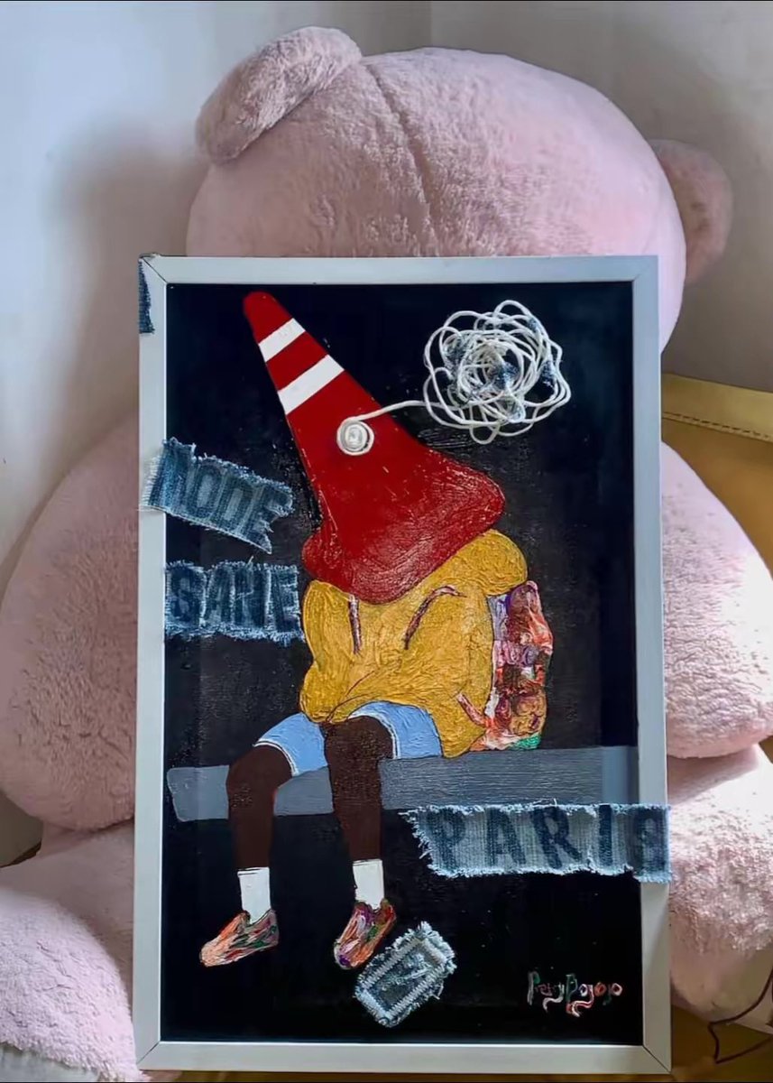 codedslick's tweet photo. The finish painting , Sad Boy : Sold https://t.co/EiZIybpgA2