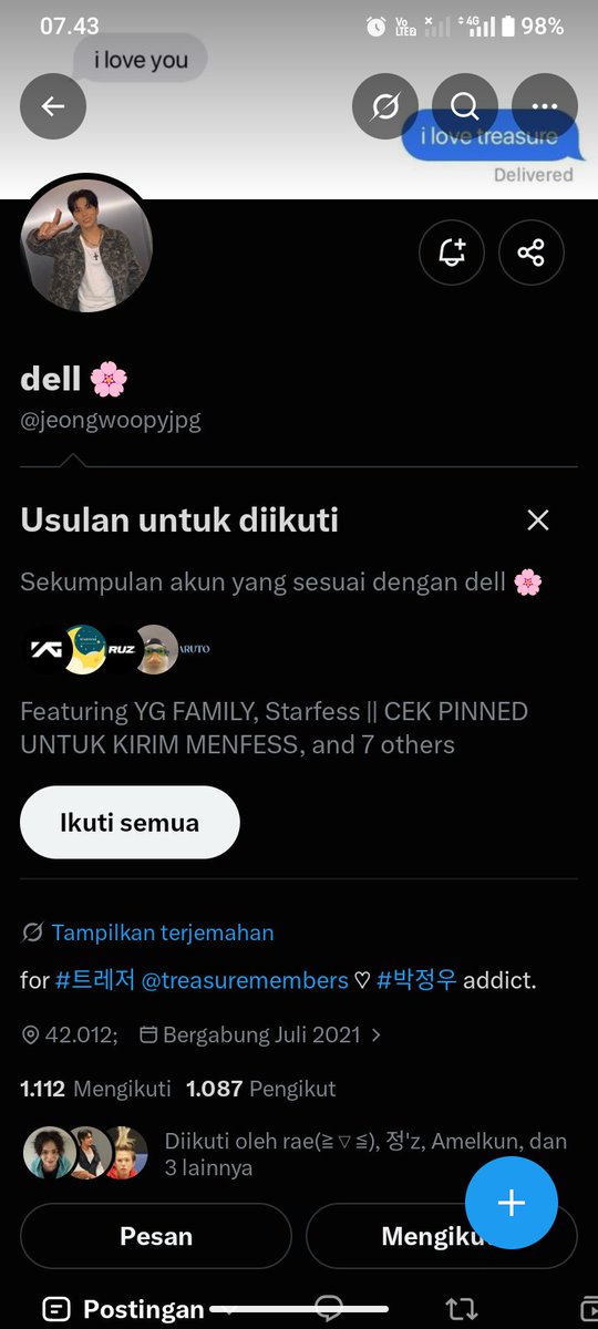 juwoiii's tweet photo. @jeongwoopyjpg hallo kaa izin ikutann yuppp😁😁 https://t.co/YCUPJyrU4Y