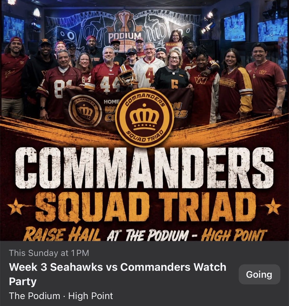 CommandersCLT tweet picture
