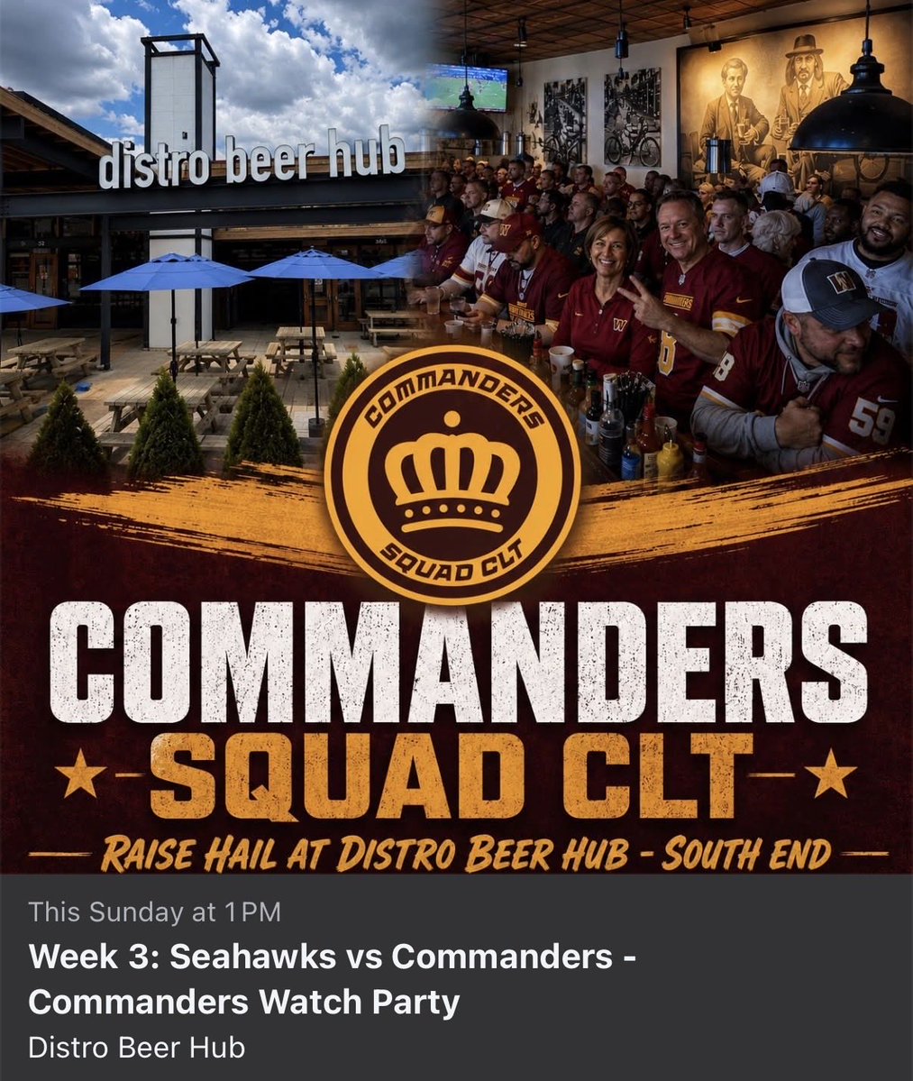 CommandersCLT tweet picture
