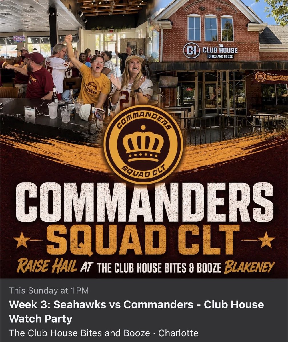 CommandersCLT tweet picture