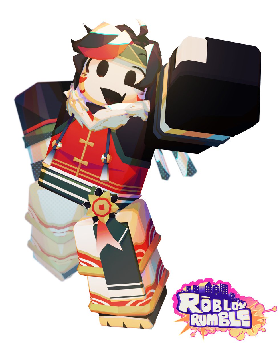 CherishBerryz's tweet photo. With a heart aflame, Kai steps foot! Kai is 1 of our 5 selectable dps characters! His passion is lion dancing, sweeping away foes with his rhythm!

Character design: @kohaiiyo 
Renders/Model : @CLAlRD3LUN3 

#RobloxRumble https://t.co/jPPyBdmnRu