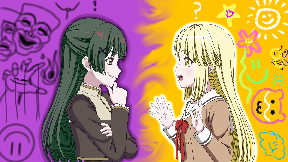 Bili_800's tweet photo. 2 different types of smiles

#bandoriart https://t.co/KDtsHvVp0A