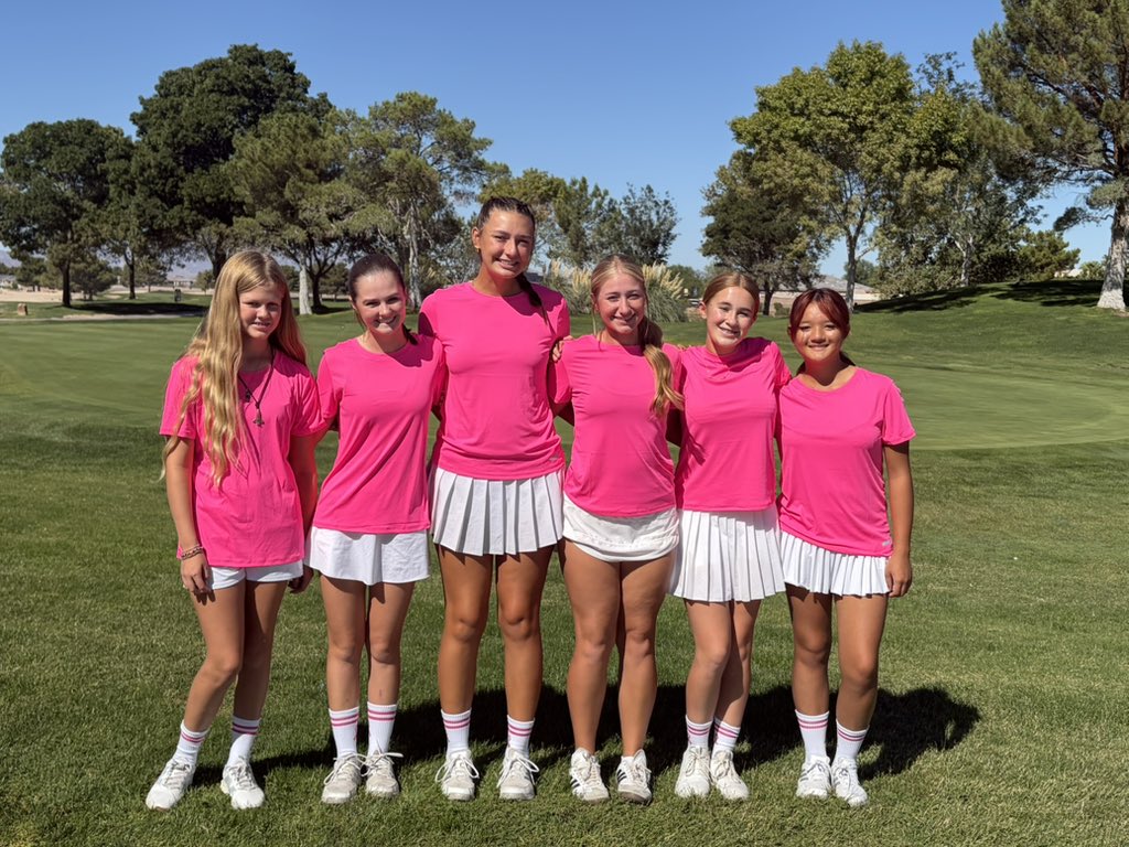 boulder_hs's tweet photo. ๐๏ธโโ๏ธ๐ Pink Out on the course! Our Lady Eagles Girls Golf team traded a little navy and gold for PINK today! ๐ Proud to see our Eagles showing their support while competing on the course! โณ๏ธ๐ฆ
#bchs41 #PinkOut #LadyEagles #GirlsGolf https://t.co/zI1GWYiZ9B