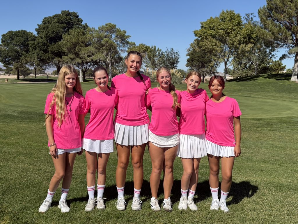 boulder_hs's tweet photo. ๐๏ธโโ๏ธ๐ Pink Out on the course! Our Lady Eagles Girls Golf team traded a little navy and gold for PINK today! ๐ Proud to see our Eagles showing their support while competing on the course! โณ๏ธ๐ฆ
#bchs41 #PinkOut #LadyEagles #GirlsGolf https://t.co/zI1GWYiZ9B