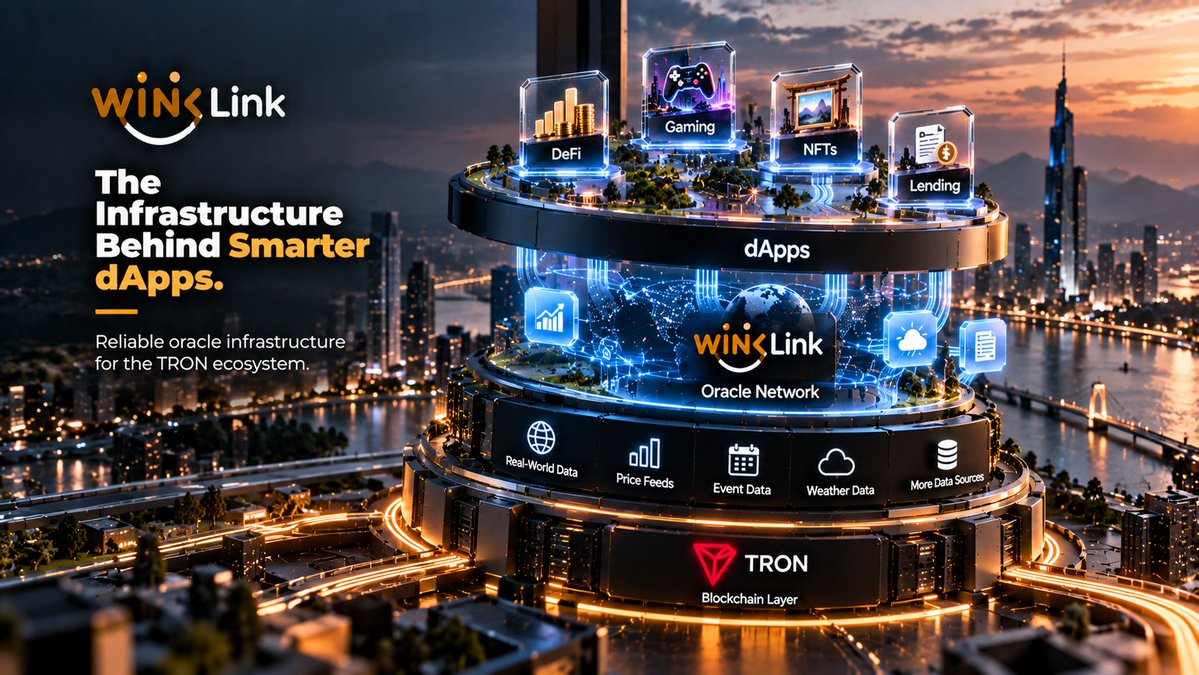 rahozel's tweet photo. Every successful digital ecosystem is built on layers.

Users interact with applications on the surface, but beneath those applications are networks, protocols, databases, and infrastructure quietly working together to keep everything running smoothly.
Blockchain follows the same pattern.

While people often focus on decentralized exchanges, lending protocols, or NFT marketplaces, these platforms depend heavily on infrastructure that many users never notice.
Oracle networks are one of those essential layers.

WINkLink plays a significant role in the TRON ecosystem by connecting decentralized applications with accurate external information. From real-time price feeds to other forms of verified data, its services help ensure that smart contracts receive the information required to perform their intended functions.

The importance of this becomes even greater as blockchain expands into industries that rely on constantly changing information.
Infrastructure isn't always the most exciting topic.

But it's often the deciding factor between an application that works occasionally and one that users can depend on every day.
Strong ecosystems are built on dependable foundations.

WINkLink continues strengthening that foundation for developers building on TRON.

@justinsuntron
@WinkLink_Oracle
#TronEcoStar