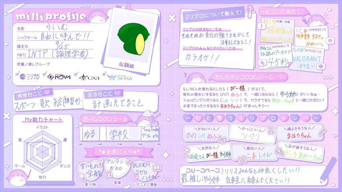 PXkL79Yq4HwfEd2's tweet photo. 今日から活動し始める人です！
ミリプロフィール書いてみました！
たくさん絡んでほしいです！
＃ミリプロフィール
#ミリプロ好きと繋がりたい https://t.co/t5ug5FBzBz