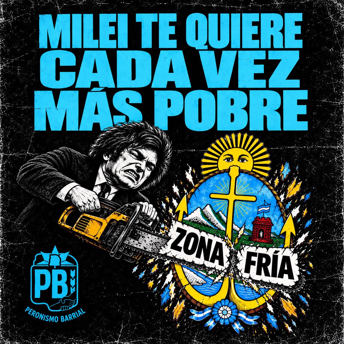 peronismo_b's tweet photo. MILEI TE QUIERE CADA VEZ MÁS POBRE.

Una vez más, la motosierra no avanza contra “la casta” si no que avanza sobre el bolsillo de los Bahienses. https://t.co/NrZcJueomT